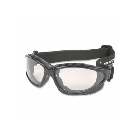 Mcr Safety Swagger RP3 Series Safety Glasses, Clear Lens, Polycarbonate, Anti-Fog Coating, Black Frame 127-RP310PF