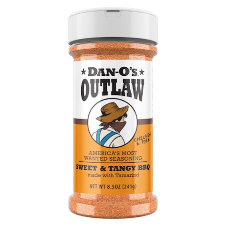 Dan-Os Outlaw Sweet & Tangy BBQ BBQ Seasoning 8.5 oz DSTT85-1PK