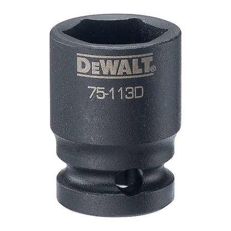Dewalt Drive Impact Socket, 1/2in, 3/4in DWMT75113OSP