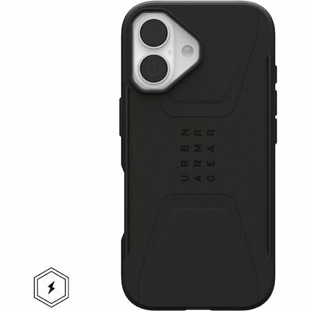Urban Armor Gear Civilian Magsafe Case For Apple Iphone 17 - Black 114547114040