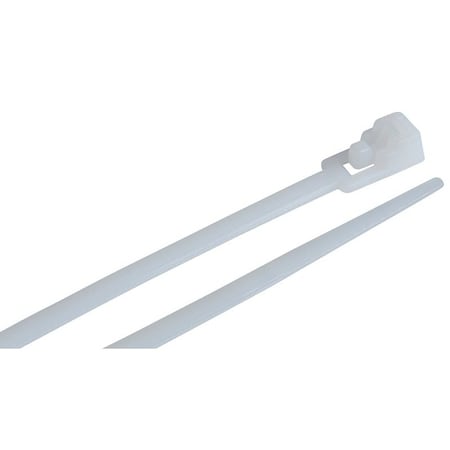Gardner Bender Cable Tie, 12 in L, Natural, Nylon 6/6, 50 lb Strength 47-111
