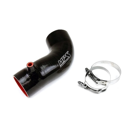 Hps Performance High Temp Reinforced Silicone Air Intake Hose Kit, Black,  17838-BLK