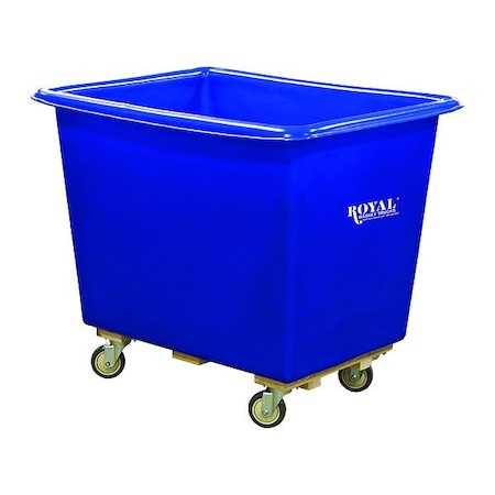 Royal Basket Trucks Cube Truck, 40 in, 30 in, Blue, 600 lb G12-BLX-PTC-4UNN