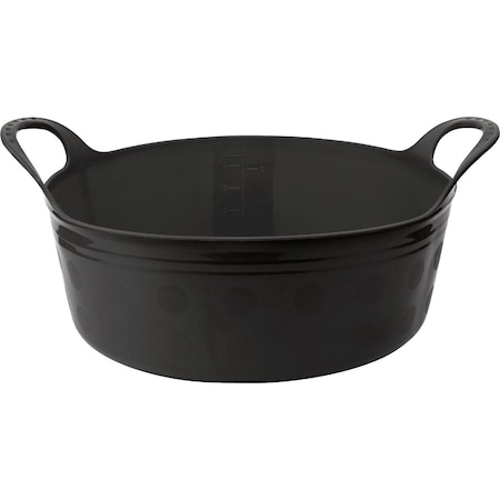 Tuff Stuff Products 5 Qt. Black Plastic Flex Tub F5Q-BK