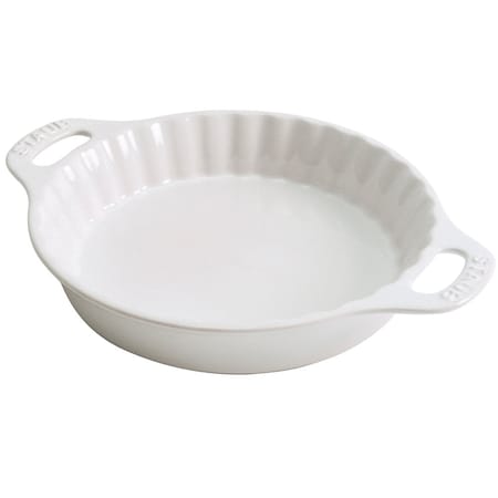 Staub Ceramic 9-inch Pie Dishand, White 1014858