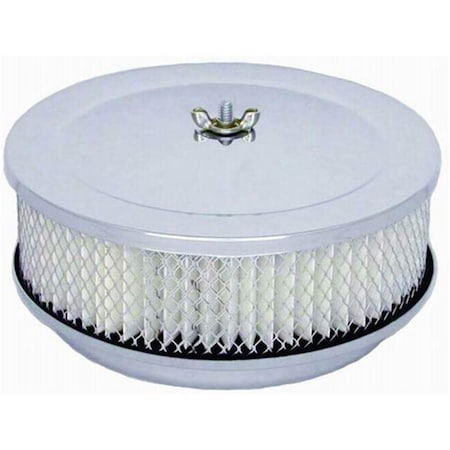 Racing Power R2292 6.37 x 2.5 in. Chrome Muscle Car Style Air Cleaner Set RPC-R2292