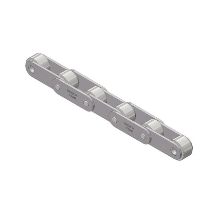 Senqcia Inspire Series SBR C2042RB Conveyor Series Double Pitch Riv Lg, 10 ft OAL, 1P, 5/8 Dia x .313 W S-C2042RB