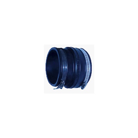 Fernco Flexible Coupling, For Asbestos/Cement/Ductile Iron/Transite, 4 x 4-In. P1055-44