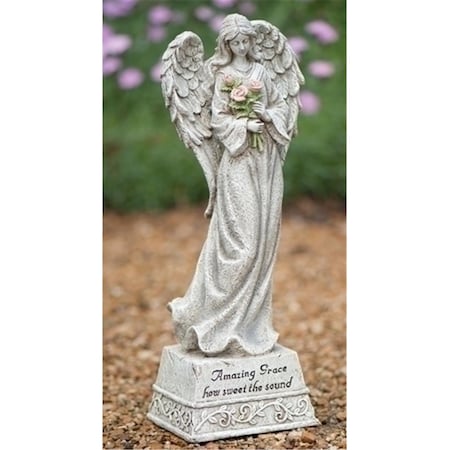 Roman 14 in. Grave Angel Amazing Grace Figure, 2PK 65462