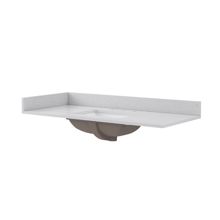 Craft And Main Quartz Vanity Top, 49x22 in QZ49228CVR