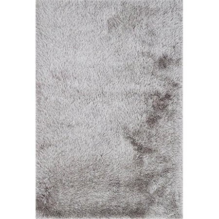 Marshmallow Fluff Loloi Shag Silver Orian Area Rug 5 Ft. x 7 Ft. 6 In. ORIAOR-01SI005076