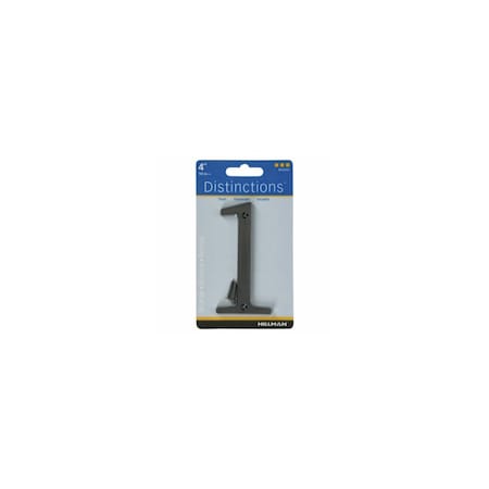 Hillman Number Distinctions 4" Bronze Zinc Die-Cast Screw-On 1 843241