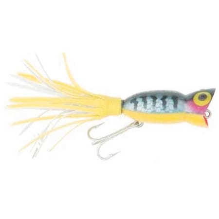Pradco Lures Arbogast Hula Popper 0.37 oz., Perch A760-05
