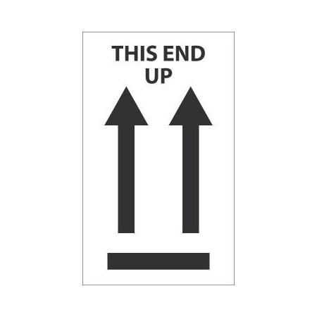 Accuform INTERNATIONAL SHIPPING LABEL THIS END MSL228