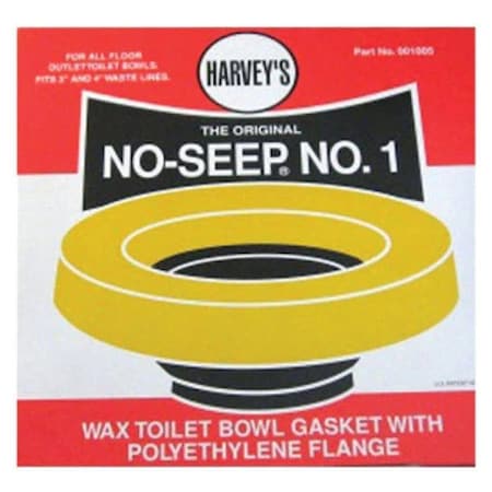 Oatey HAR NO-SEEP NO 1 WAX RING W/SLEEVE 1005-24