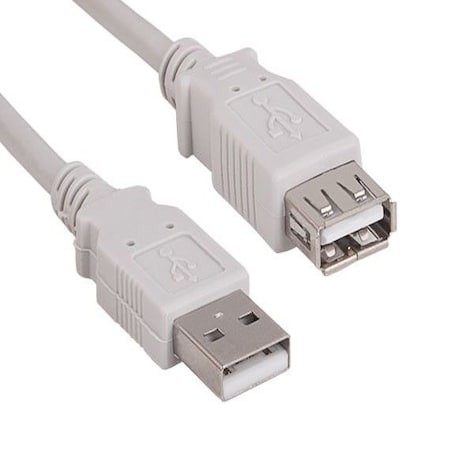 Sanoxy 10ft USB 2.0 A Male to A Female Extension Cable, White SNX-CBL-LDR-U2101-8210