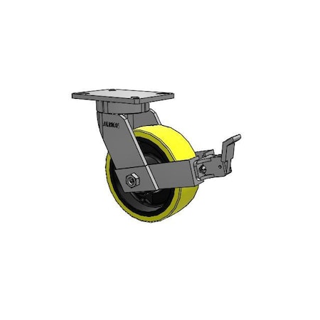 Albion value-kingpinless-8x3-hd-Caster-face-brake 470PF08528SFBB