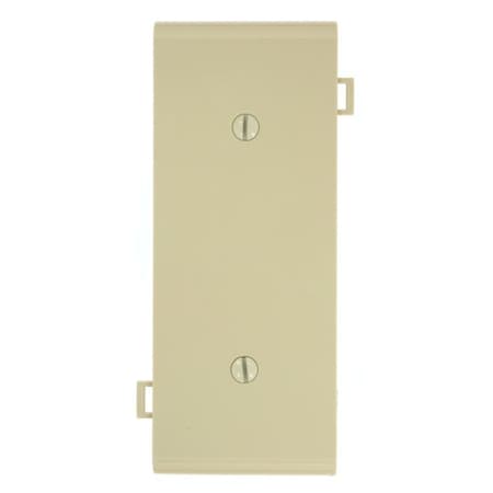 Leviton Blank Wallplate, Sectional, Gang 1, Ivory PSC14-I