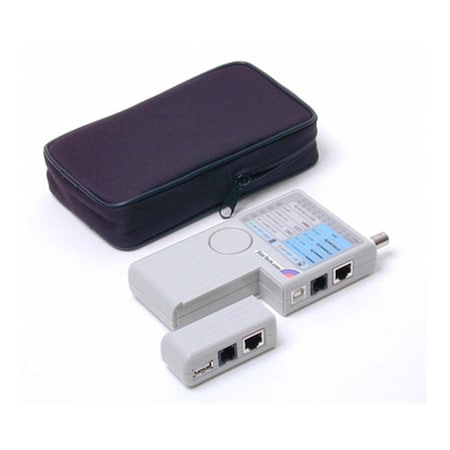 Ezgeneration Remote Network Cable Tester for RJ11/RJ45/BNC EZ539261
