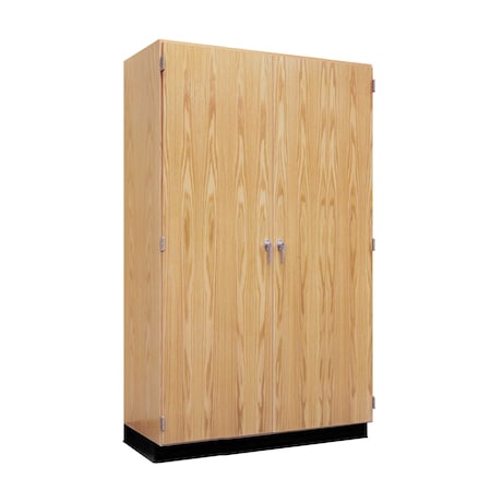 Diversified Spaces Tall Storage Cabinet, Oak Frame, 6 Shelves 353-4822K