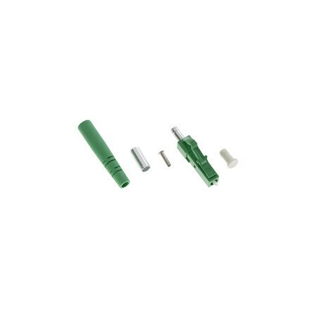 Cable Wholesale LC/APC Epoxy Connector, Simplex, 3.0mm, Singlemode OS2, Green, 20 pieces 34LC-00330-20