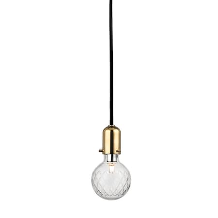 Hudson Valley Lighting Marlow 1 Light Pendant 3.5 In. Aged Brass 1100-AGB