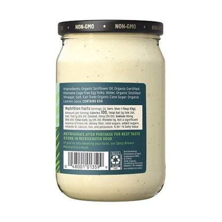 Sir Kensingtons Organic Mayonnaise, 12 Fluid Ounce, 6PK 68366