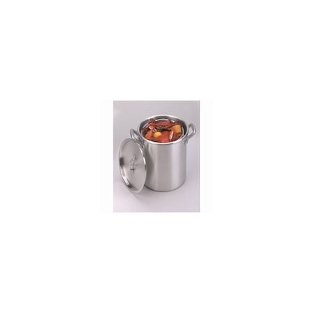Metal Fusion Aluminum Cooking Pot, Punched Hole Basket and Lid, 60-Qts. KK60