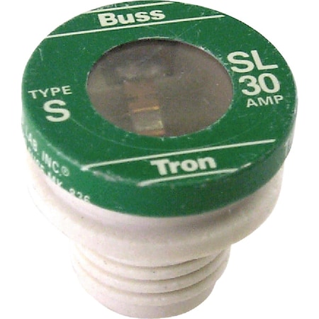 Eaton Bussmann 30A BP/SL Time-Delay Plug Fuse, 3PK BP/SL-30