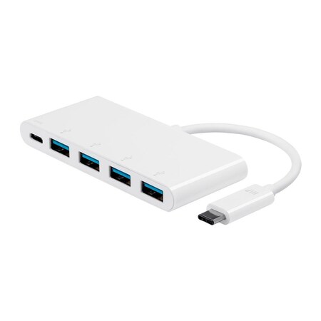 Monoprice Select Series USB-C to 4x USB-A 3.0 and USB-C (F) Adapter 15249
