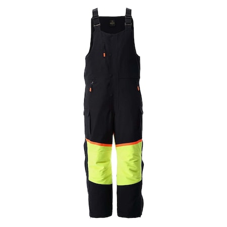 Refrigiwear 7300 92% Polyester/ 8% Spandex, 120 g Fabric Weight, 30 in Inseam, Black/Lime, M 7300RBLMMED