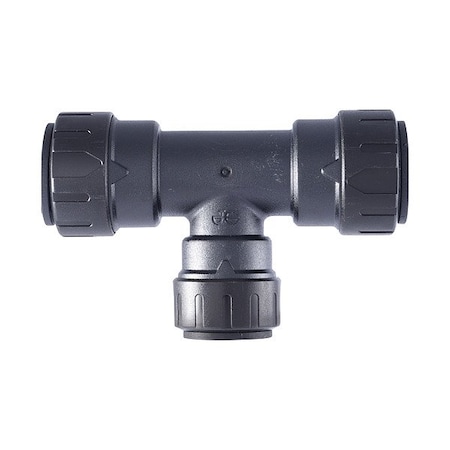 Sharkbite Tee, Polymer, Push-Fit 7/8", 3/4", 1/2" PL08222216A