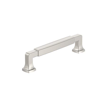 Amerock Stature 5-1/16 inch 128mm Center-to-Center Polished Nickel Cabinet Pull BP36888PN
