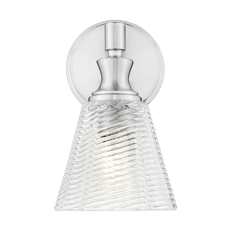Z-Lite Auden Brushed Nickel 1 Light Wall Sconce 7704-1S-BN