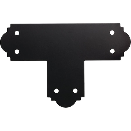 Simpson Strong-Tie Outdoor Accents Mission Collection ZMAX 6X6 Black T Strap APT6