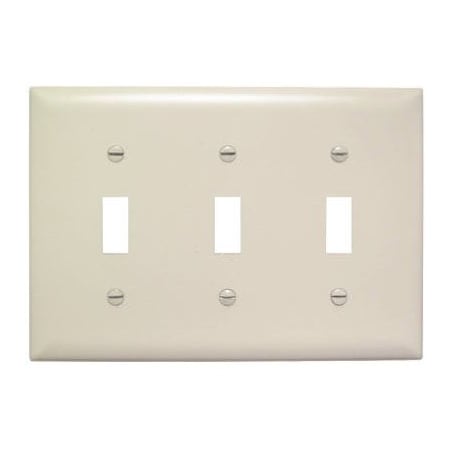 Pass & Seymour Alm 3G 3Tog Wall Plate TP3LACC12