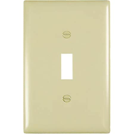 Nextgen TPJ1ICC70 Nylon Wall Plate, 1 Gang, Ivory NE569162