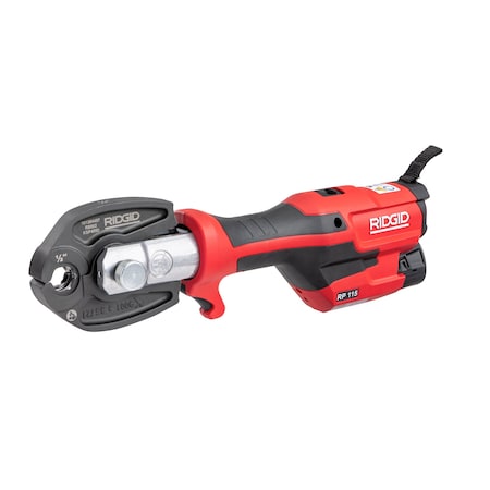 Ridgid RP 115 Compact Cordless Press Tool Kit, For 1/2 in to 3/4 in 12 V 72553