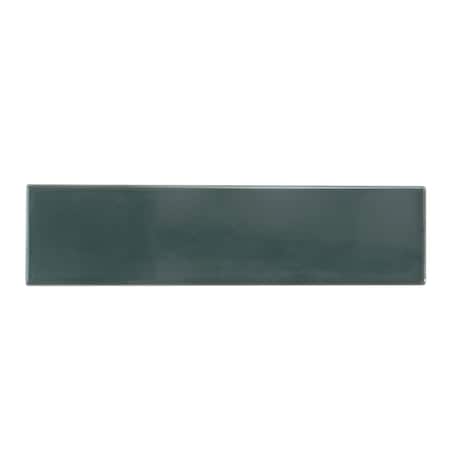 Apollo Tile Arte 1.97 in. x 7.87 in. Glossy Green Ceramic Subway Wall and Floor Tile 5.38 sq. ft./case, 50PK RID88LRLGLA