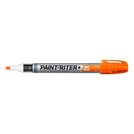Markal Paint Marker, Medium Tip, Orange Color Family, Paint 97256