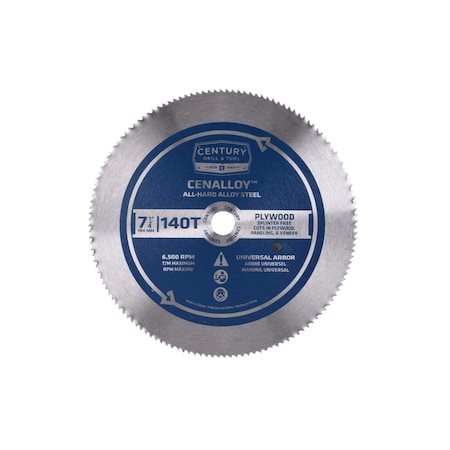 Century Drill & Tool Cenalloy Plywood Saw Blade 8106