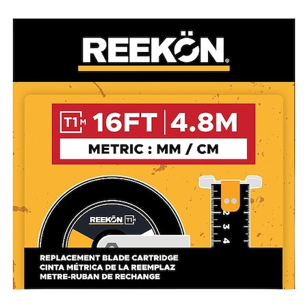 Reekon Tools Replacement Cartridge, 16 ft. L, Steel RKN-T1M-16-M2716