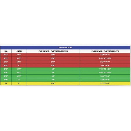 Tapcon 5/32'' x 7'' SDS-Plus Rotary Hammer Drill Bit 11492