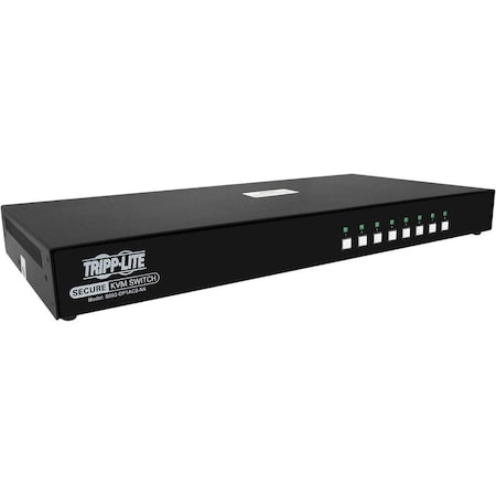 Tripp Lite SECURE KVM SWITCH, 8-PORT, SINGLE HEAD, DISPLAYPORT TO DISPLAYPORT, 4K, NIAP PP4 B002-DP1AC8-N4