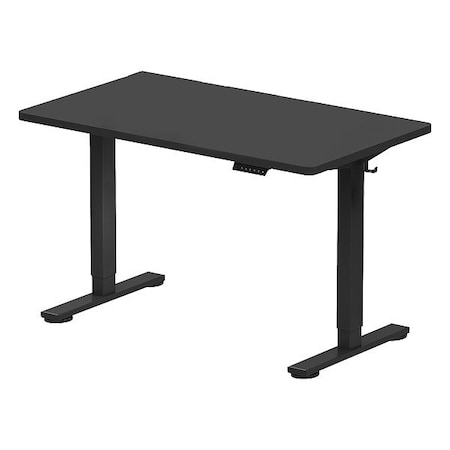 Flexispot Desk, Electric, Adjustable, Black, 48x24 E2BR4824B