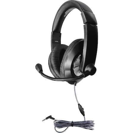 Hamiltonbuhl HEADSET WITH IN-LINE VOLUME CONTROL AND 3.5MM TRRS ST2BK