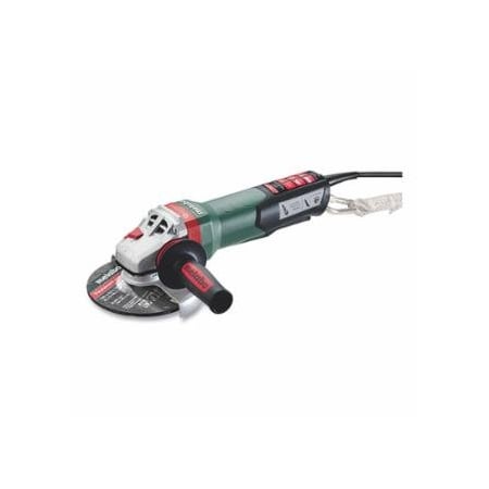 Metabo Small Angle Grinder, Quick, 6 in dia, 14.5 A, 9600 RPM, 5/8 in-11 UNC, Paddle Switch, Brake,  469-WEPBA-19-150Q-DS-M-B