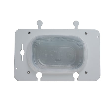 Seasucker Portable, Rubbermaid Container Only, 9 Inch Length x 17 Inch Width x 12 Inch Height, White SM9102W