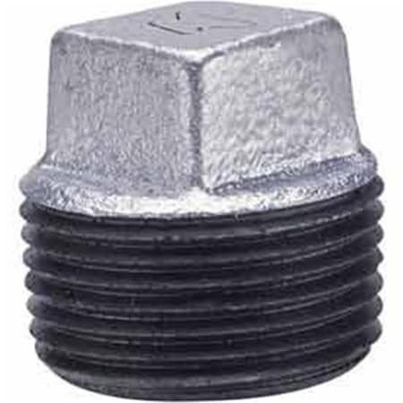 Anvil 1.5 in. Galvanized Malleable Cored Plug - 150 PSI B1754613