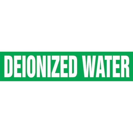 Accuform ASME ANSI PIPE MARKER DEIONIZED RPK253STB